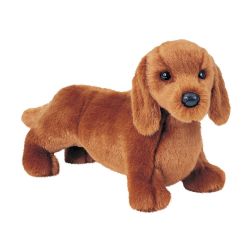 PELUCHE - GRETEL CHIEN SAUCISSES BRUN (12